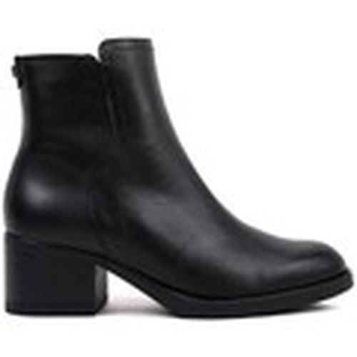 Botines BOTÍN DE PIEL NEGRO CON TACÓN BAJO CLOÉ G-6240 para mujer - Wonders - Modalova