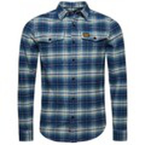 Camisa manga larga Worker para hombre - Superdry - Modalova