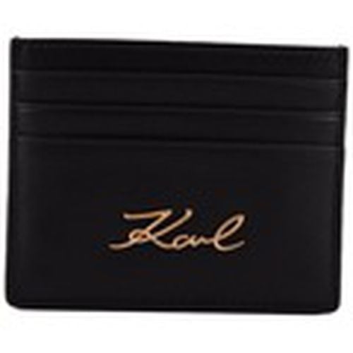 Monedero SIGNATURE CARDHOLDER para mujer - Karl Lagerfeld - Modalova