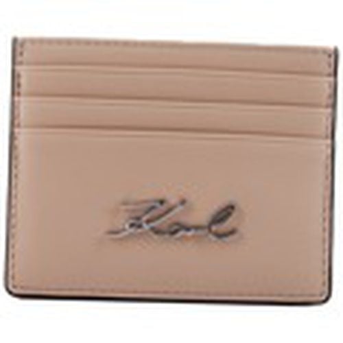 Monedero SIGNATURE CARDHOLDER para mujer - Karl Lagerfeld - Modalova