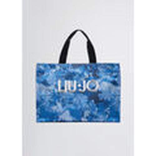 Bolso Bolso tote vaquero estampado azul para mujer - Liu Jo - Modalova