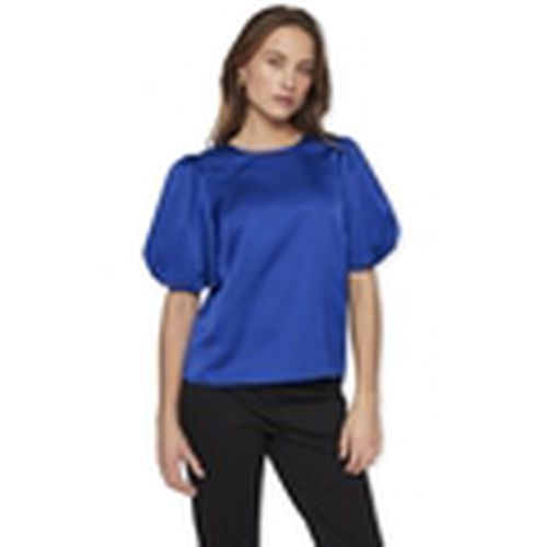 Blusa Noos Top Ellette - Mazarine Blue para mujer - Vila - Modalova