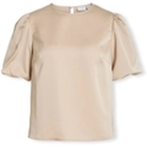 Blusa Noos Top Ellette - Cement para mujer - Vila - Modalova