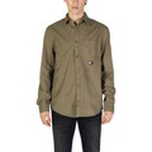 Camisa manga larga TJM REG WASHED TWILL DM0DM21107 para hombre - Tommy Hilfiger - Modalova