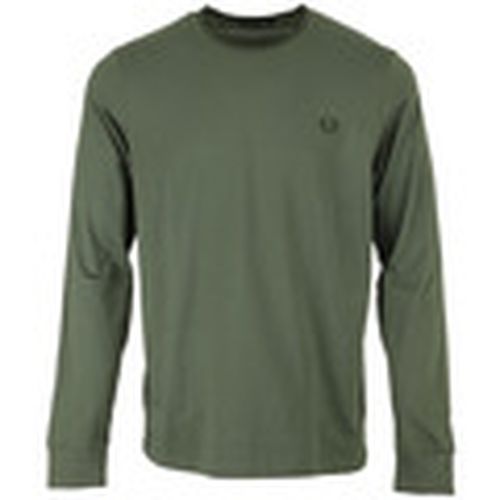 Camiseta Long Sleeved Twin Tipped Tee Shirt para hombre - Fred Perry - Modalova