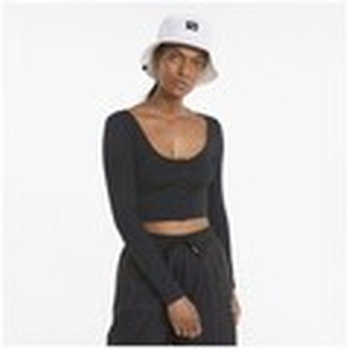 Tops y Camisetas Classics Ribbed Longsleeve Tee para mujer - Puma - Modalova