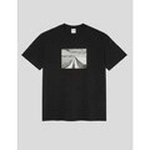 Camiseta CAMISETA OPEN FIELDS TEE BLACK para hombre - Polar Skate Co - Modalova