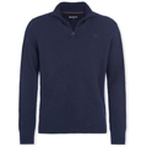 Jersey Lambswool Half Zip Knit - Navy para hombre - Barbour - Modalova