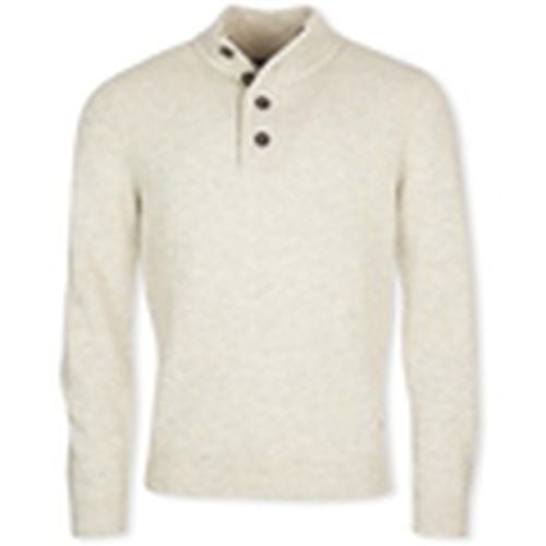 Jersey Patch Half Zip Knit - Pearl para hombre - Barbour - Modalova