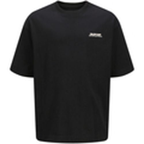 Camiseta 12275948 JORROXBURY TYPE TEE SS CREW NECK JNR BLACK para hombre - Jack & Jones - Modalova