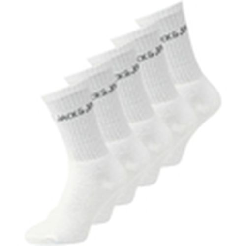 Calcetines 12266536 JACREGEN TENNIS SOCK 5 PACK NOOS WHITE para hombre - Jack & Jones - Modalova