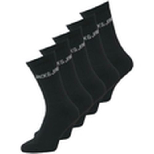 Calcetines 12266536 JACREGEN TENNIS SOCK 5 PACK NOOS BLACK para hombre - Jack & Jones - Modalova