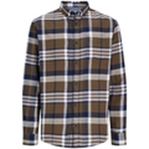 Camisa manga larga 12235982 JJECLASSIC AUTUMN CHECK SHIRT LS SN CANTEEN para hombre - Jack & Jones - Modalova