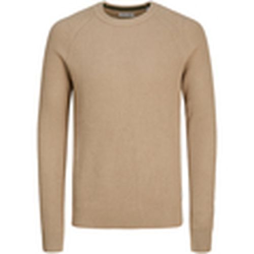 Jersey 12258471 JJPANNEL KNIT CREW NECK AW24 CROCKERY para hombre - Jack & Jones - Modalova