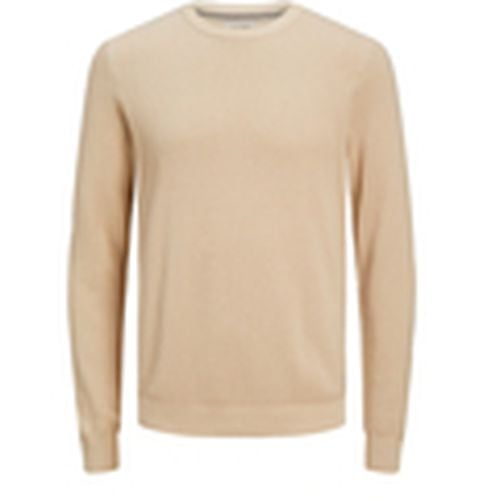 Jersey 12212816 JJEATLAS KNIT CREW NECK NOOS OATMEAL para hombre - Jack & Jones - Modalova