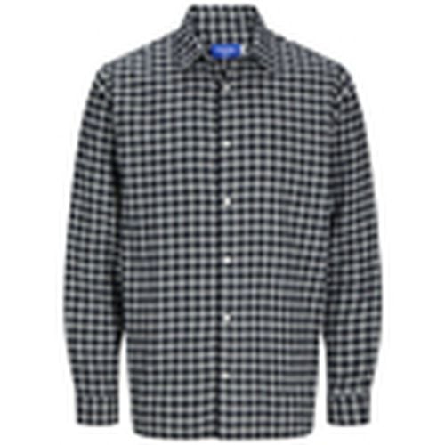 Camisa manga larga 12260776 JORJOSHUA FLANNEL CHECK SHIRT LS LN NIGHTSHADOW para hombre - Jack & Jones - Modalova