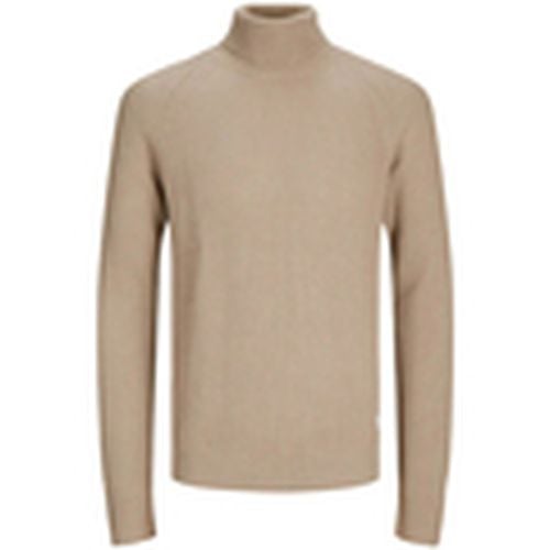 Jersey 12258472 JJPANNEL KNIT ROLL NECK AW24 CROCKERY para hombre - Jack & Jones - Modalova