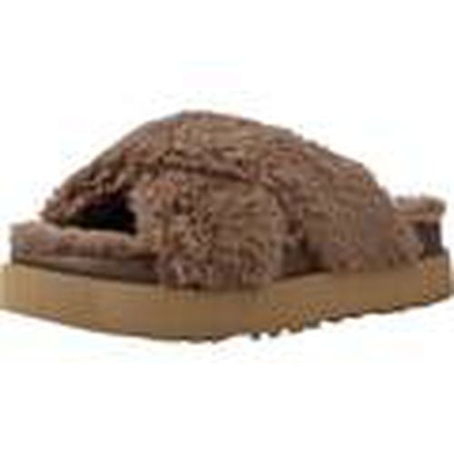 Pantuflas W FUZZ SUGAR CROSS SLIDE para mujer - UGG - Modalova