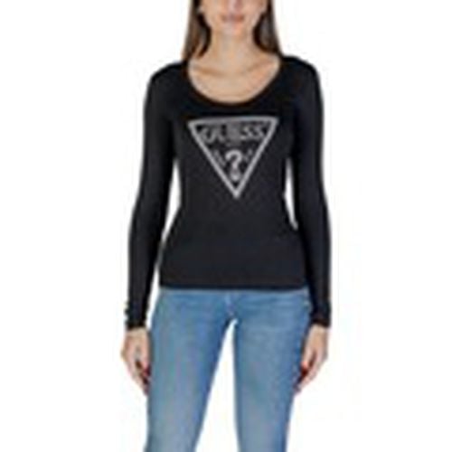 Camiseta LS CN SHINY TRIANGLE W5RI65 J1314 para mujer - Guess - Modalova