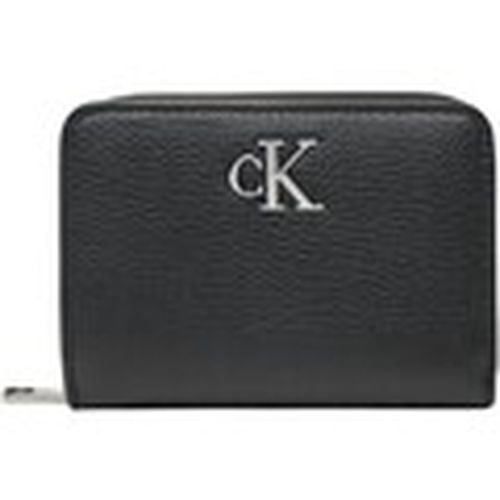 Cartera MINIMAL MONOGRAM MED ZIP AROUND K60K612740 para mujer - Calvin Klein Jeans - Modalova