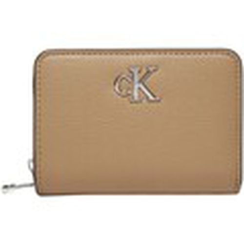 Cartera MINIMAL MONOGRAM MED ZIP AROUND K60K612740 para mujer - Calvin Klein Jeans - Modalova