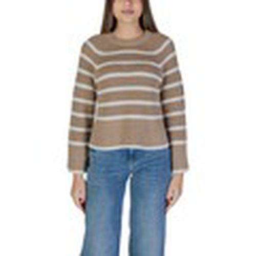 Jersey VICASIA L/S STRIPED SHORT KNIT TOP/PB 14103369 para mujer - Vila - Modalova