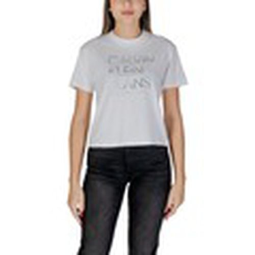 Camiseta EMBROIDERED INSTITUTIONAL J20J224987 para mujer - Calvin Klein Jeans - Modalova