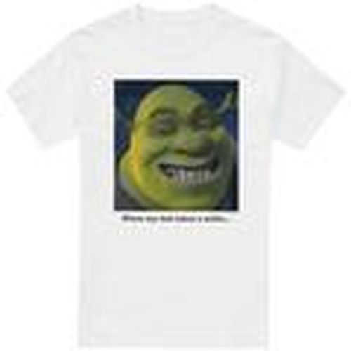 Camiseta manga larga Dad Takes A Selfie para hombre - Shrek - Modalova