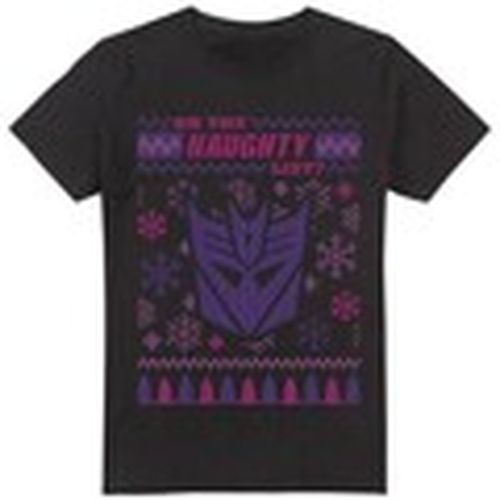 Camiseta Decepticons Naughty List para hombre - Transformers - Modalova