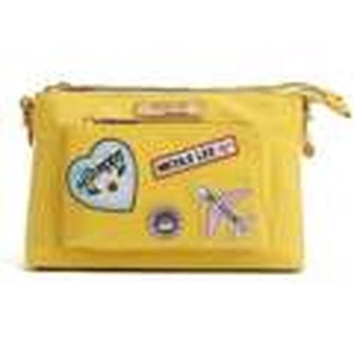 Bandolera BOLSO CRUZADO ACORDEÓN CON PARCHES DE COLORES (AMARILLO) para mujer - Nicole Lee - Modalova