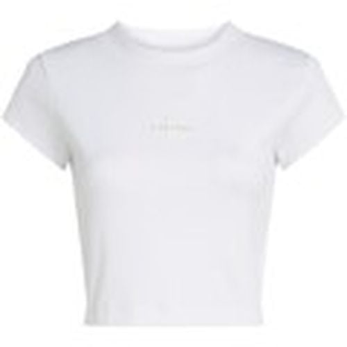 Camiseta MONOGRAM BABY TEE LV047AB802 para mujer - Calvin Klein Jeans - Modalova