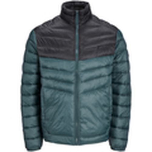 Parka 12258444 JJESPRINT PUFFER COLLAR NOOS MAGICAL FOREST/BLACK para hombre - Jack & Jones - Modalova