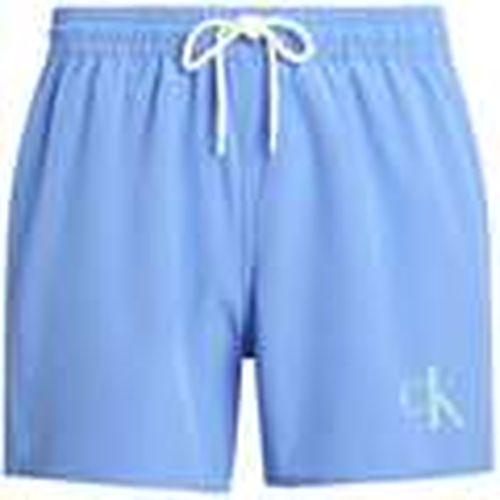 Bañador CK Monogram Swim Shorts Glacier para hombre - Calvin Klein Jeans - Modalova