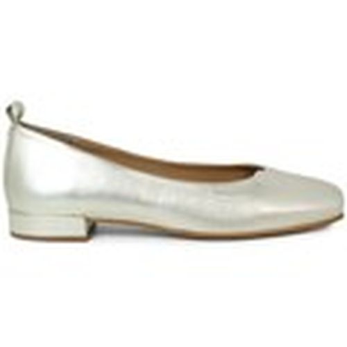 Zapatos de trabajo BAILARINA DE PIEL METALIZADA PUNTA CUADRADA IRIS 16080 para mujer - Aplauso - Modalova