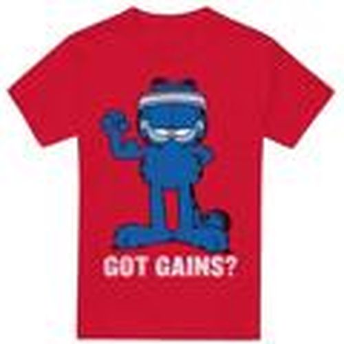 Camiseta manga larga Got Gains para hombre - Garfield - Modalova