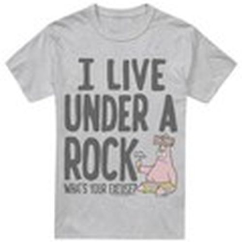 Camiseta Under A Rock para hombre - Spongebob Squarepants - Modalova