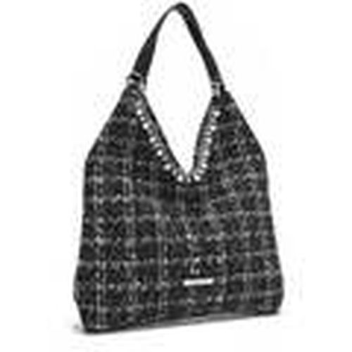Bandolera BOLSO HOBO GRANDE ESTILO TWEED (NEGRO) para mujer - Nicole Lee - Modalova
