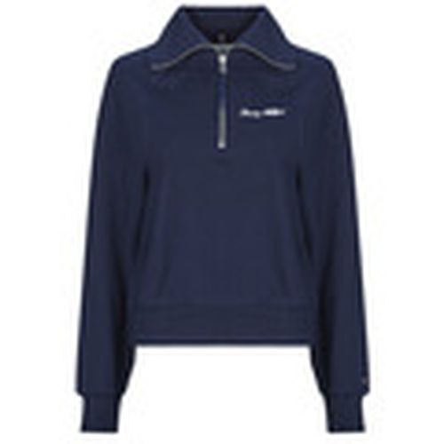 Sudaderas CLASSIC SCRIPT FLEECE HALF-ZIP para mujer - Tommy Hilfiger - Modalova