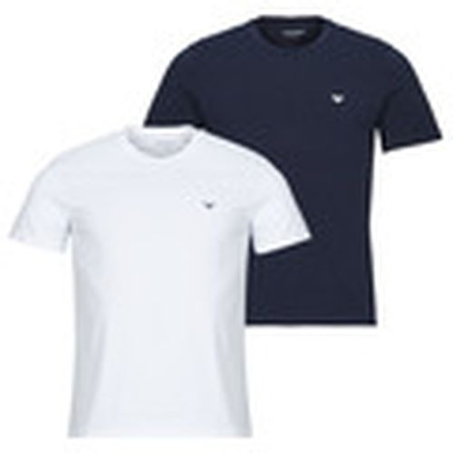 Camiseta 2-PACK CREW NECK T-SHIRT AF10776 para hombre - Emporio Armani - Modalova