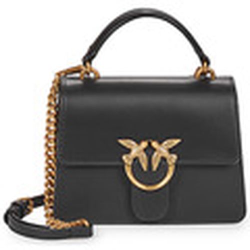 Bandolera LOVE ONE TOP HANDLE MINI LIGHT VITELLO SETA para mujer - Pinko - Modalova