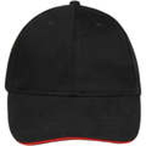 Gorro BUFFALO Negro Rojo-GORRA 6 PANELES DE ALGODÓN VISERA para hombre - Sols - Modalova