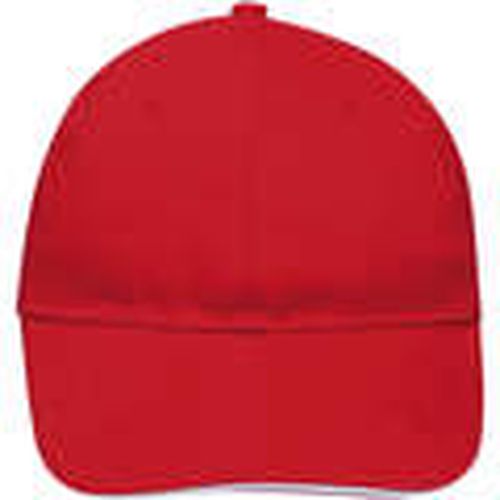 Gorro BUFFALO Rojo Blanco-GORRA 6 PANELES DE ALGODÓN para mujer - Sols - Modalova