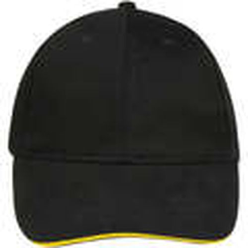 Gorro BUFFALO Negro Amarillo-GORRA 6 PANELES DE ALGODÓN para hombre - Sols - Modalova