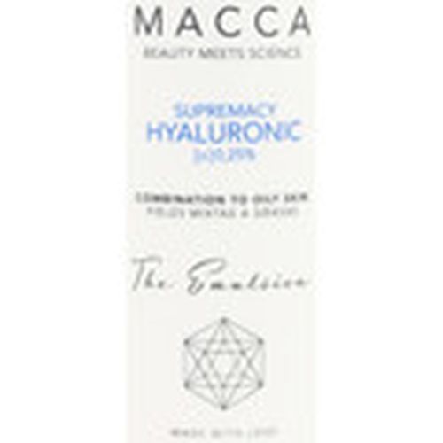 Hidratantes & nutritivos Supremacy Hyaluronic 0,25% Emulsion Combination To Oily para mujer - Macca - Modalova