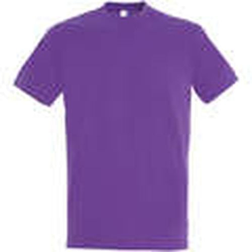 Camiseta IMPERIAL camiseta color Morado Claro-100% algodón semi-peinado para mujer - Sols - Modalova