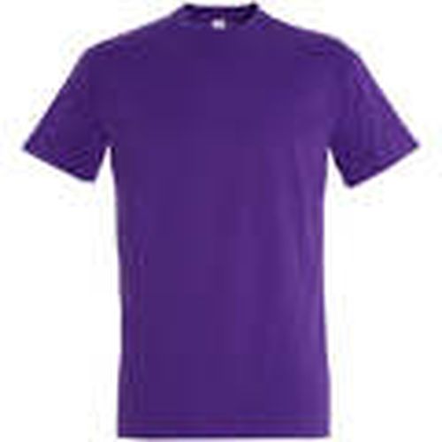 Camiseta IMPERIAL camiseta color Morado Oscuro-100% algodón semi-peinado para mujer - Sols - Modalova