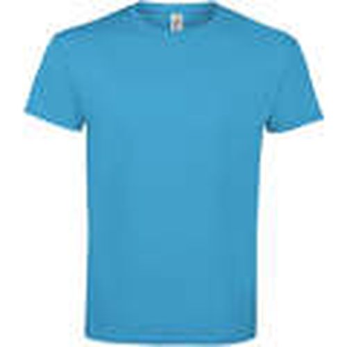 Camiseta IMPERIAL camiseta color Aqua-100% algodón semi-peinado para mujer - Sols - Modalova