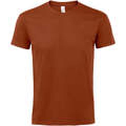 Camiseta IMPERIAL camiseta color Terracota-100% algodón semi-peinado para mujer - Sols - Modalova