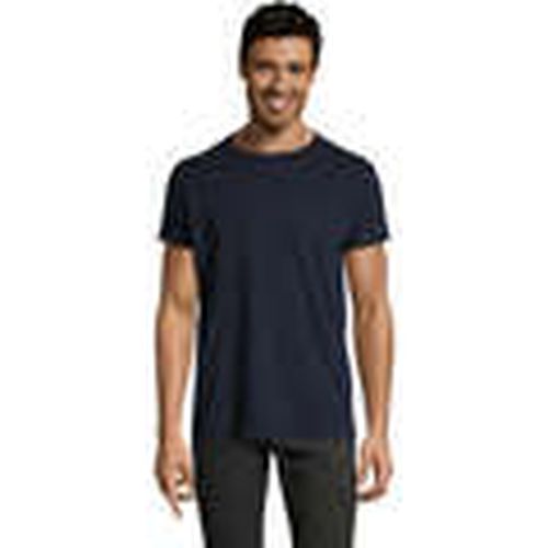 Camiseta Camiseta IMPERIAL FIT color French Marino-100% algodón para hombre - Sols - Modalova