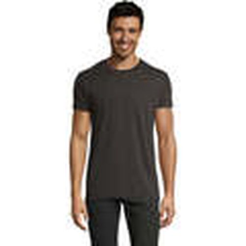 Camiseta Camiseta IMPERIAL FIT color Antracita-100% algodón para hombre - Sols - Modalova